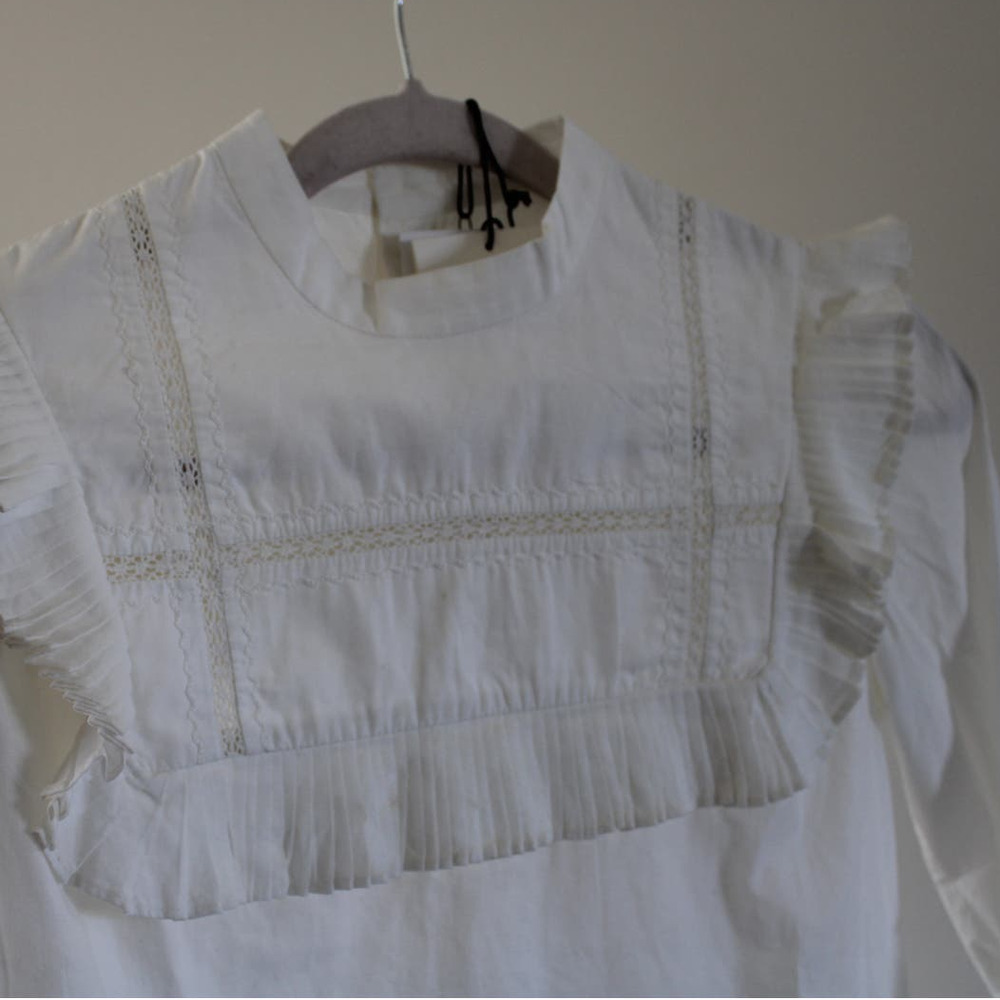 Bonpoint White Ruffled Blouse - Picture 6 of 13